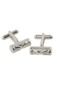 Saltire Silver Plated Cufflinks Thumbnail