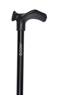 Black Extra Strong & Long Stick With Anatomical Handle (Right Hand) Thumbnail