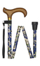 Blue Morris Pattern Folding Stick Thumbnail