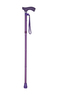 Purple Crutch Handle Folding Stick Thumbnail