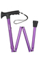 Purple Gel Grip Handle Folding Stick Thumbnail