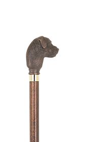 Border Terrier Moulded Top Collectors Stick