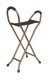 Bronze Canvas Folding Seat Stick