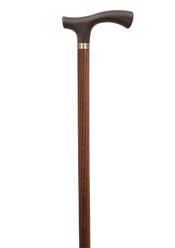 Brown Soft Touch Crutch Handle Stick