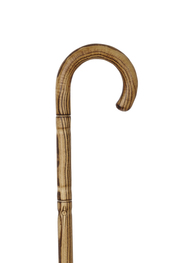 Ringed Acacia Crook Handle Stick