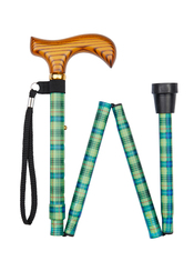 Tartan Pattern Folding Stick