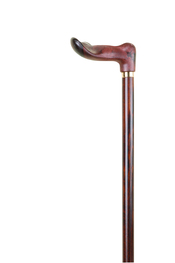 Wood Effect Anatomical Handle Stick (Right Hand)